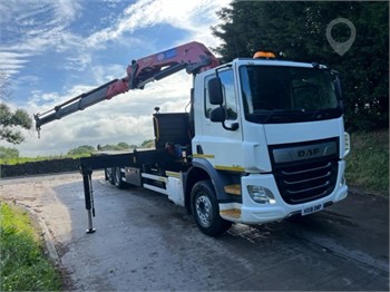 2018 DAF CF340 Used Crane Trucks for sale