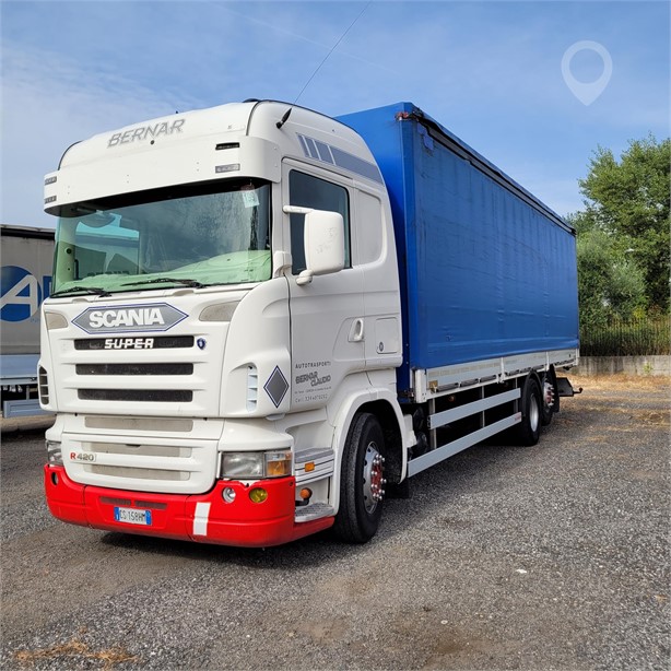 2004 SCANIA R420 Used Curtain Side Trucks for sale