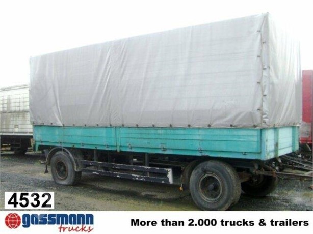 1968 ACKERMANN 2-ACHSER - Used Dropside Flatbed Trailers for sale