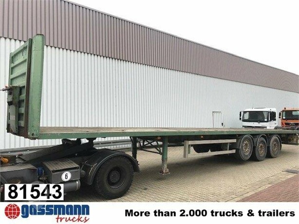 2000 GENERAL TRAILERS 13.94 m x 255 cm Used Standard Flatbed Trailers for sale