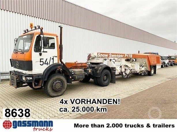 1987 MERCEDES-BENZ 1928 Used Sweeper Municipal Trucks for sale