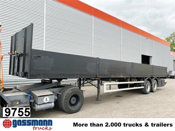 2000 DREYER 12.7 m x 248 cm Used Dropside Flatbed Trailers for sale