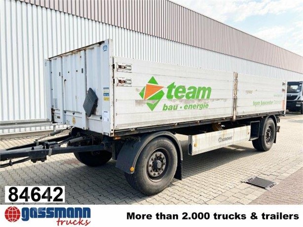 2013 KRONE AZP 18 AZP 18 Used Dropside Flatbed Trailers for sale