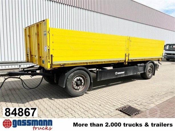 2016 KRONE AZP 18 AZP 18 Used Dropside Flatbed Trailers for sale