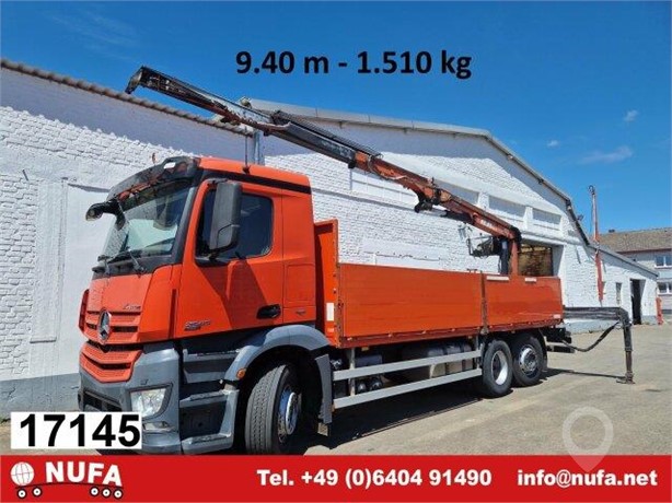 2013 MERCEDES-BENZ AROCS 2545 Used Dropside Flatbed Trucks for sale