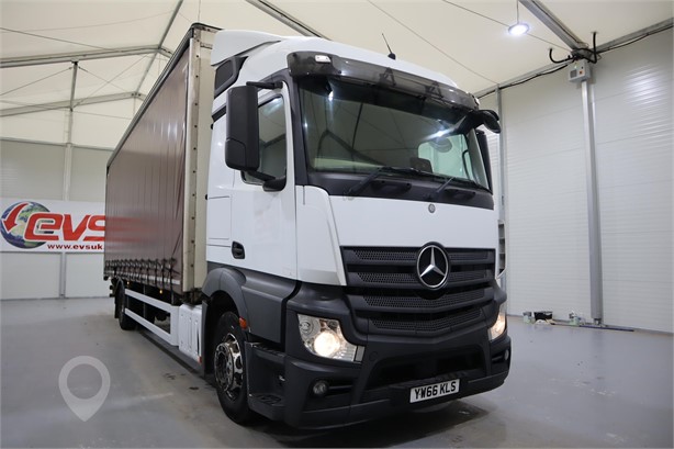 2016 MERCEDES-BENZ ACTROS 1824 Used Curtain Side Trucks for sale