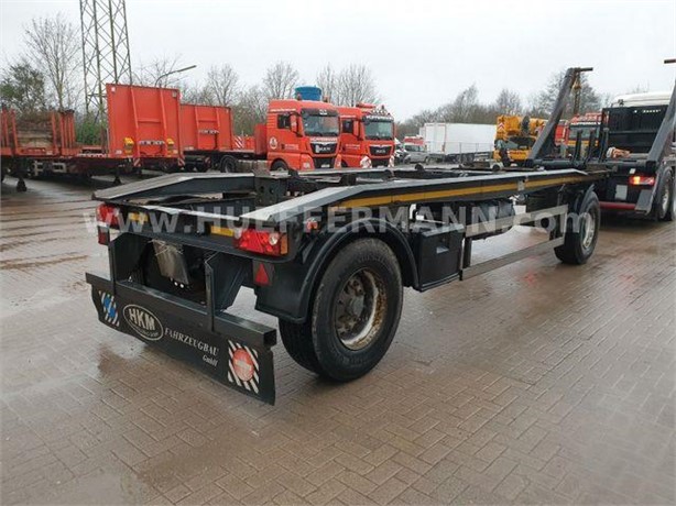 2011 HKM MEILLER // 2-ACHS ABROLLANHÄNGER / G 18 EL 5,0 Used Tipper Trailers for sale