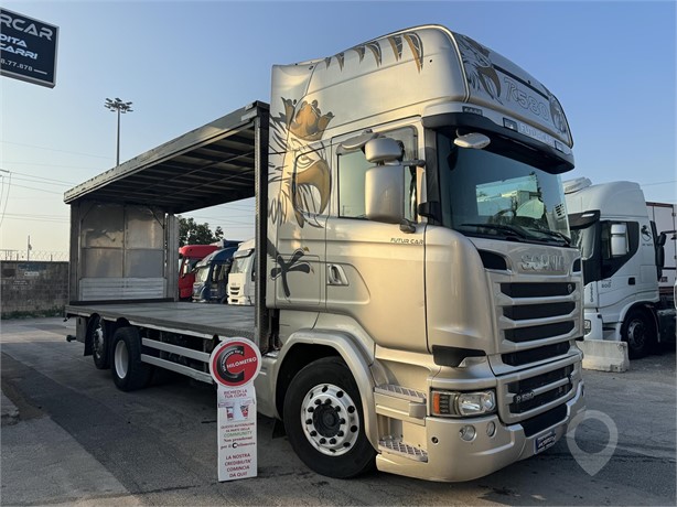 2015 SCANIA R580 Used Curtain Side Trucks for sale