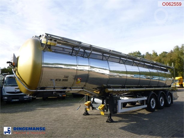 2000 VANHOOL CHEMICAL TANK INOX L4BH 30 M3 / 1 COMP ADR 19-02-2 Used Chemical Tanker Trailers for sale