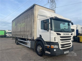 2013 SCANIA P230 Used Curtain Side Trucks for sale