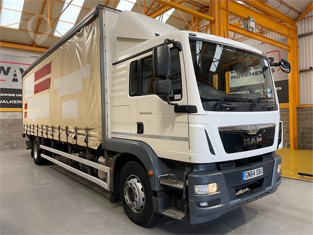 2014 MAN TGM 18.280 Used Curtain Side Trucks for sale