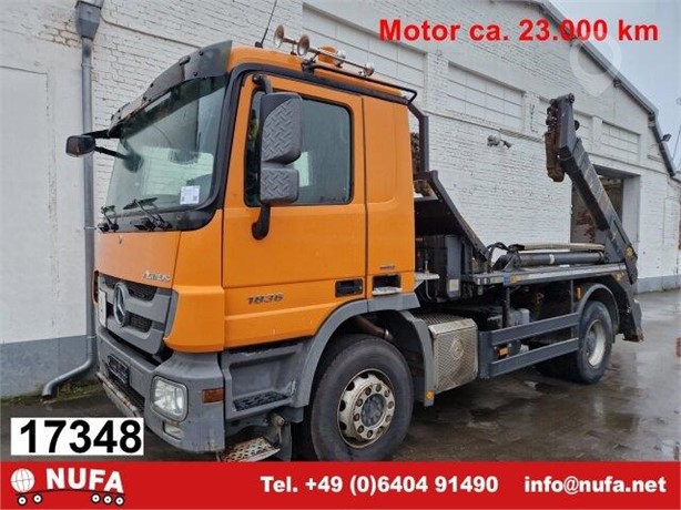 2014 MERCEDES-BENZ ACTROS 1836 Used Skip Loaders for sale