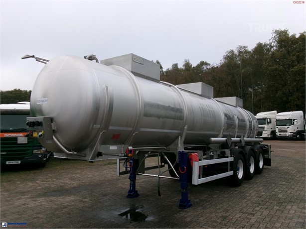 2009 PARCISA CHEMICAL TANK INOX L4BH 21.2 M3 / 1 COMP + PUMP / Used Chemikalien Tank / Silo-auflieger zum verkauf