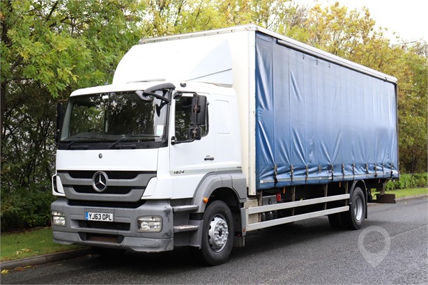 2013 MERCEDES-BENZ AXOR 1824 Used Curtain Side Trucks for sale