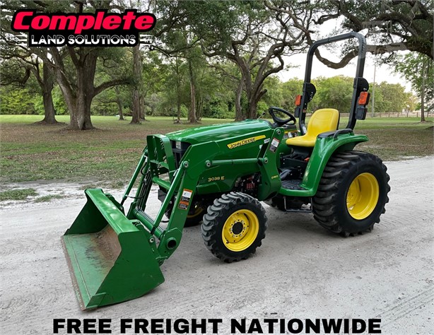 2017 JOHN DEERE 3038E Used Less than 40 HP Tractors for sale