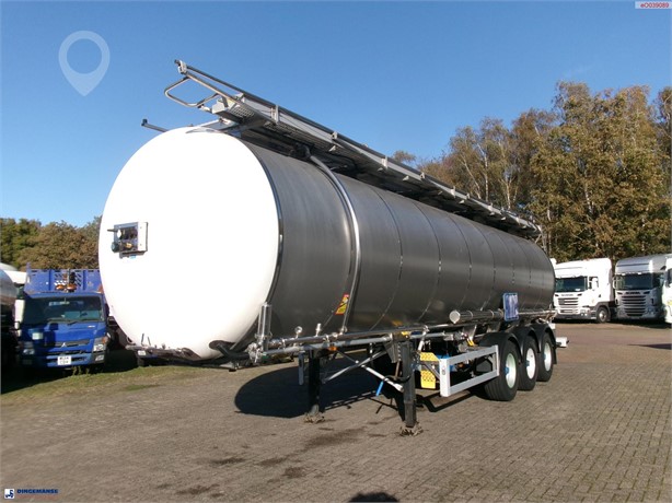 2009 FELDBINDER CHEMICAL TANK INOX 37.5 M3 / 1 COMP Used Chemical Tanker Trailers for sale