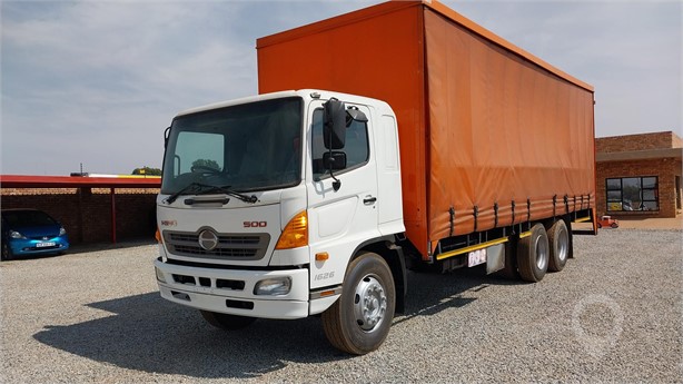 2014 HINO 500 1626 Used Curtain Side Trucks for sale
