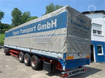 2009 MEIERLING MSA 24 BORDWAND AUFL. MIT COIL/ LEERGEW. 6450 KG Used Curtain Side Trailers for sale