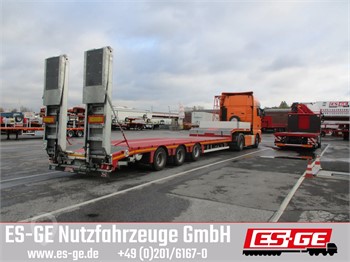 2022 FAYMONVILLE MAX TRAILER MAX100 SEMI-TIEFLADER HEBEBETT Used Low Loader Trailers for sale