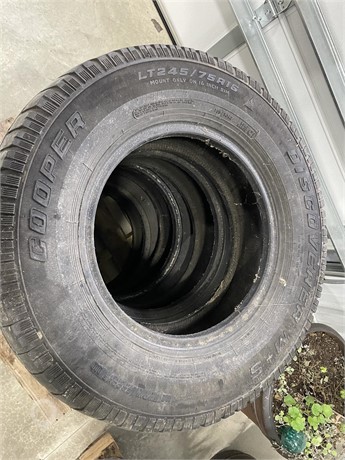 COOPER DISCOVERER LT245/75R16 Used Tyres Truck / Trailer Components auction results