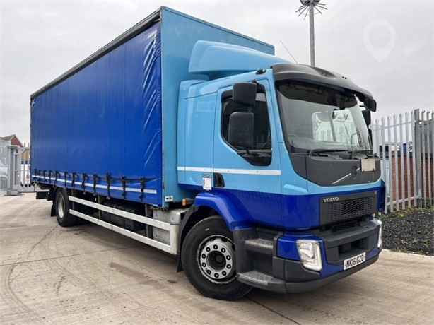 2016 VOLVO FL250 Used Curtain Side Trucks for sale