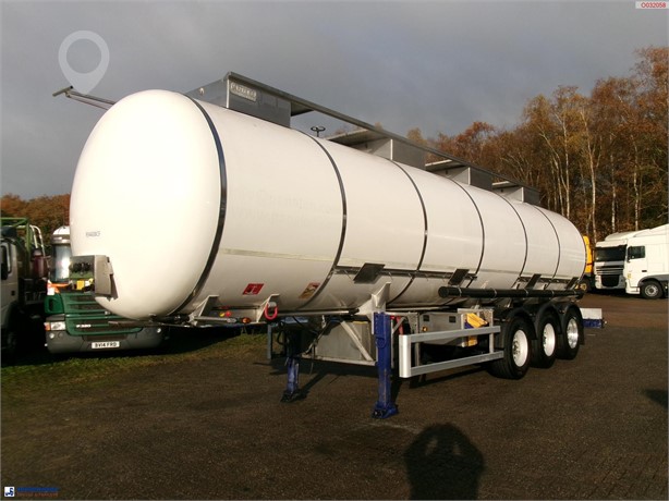 2008 PARCISA CHEMICAL TANK INOX L4BH 34.3 M3 / 4 COMP / ADR 17/ Used Chemical Tanker Trailers for sale