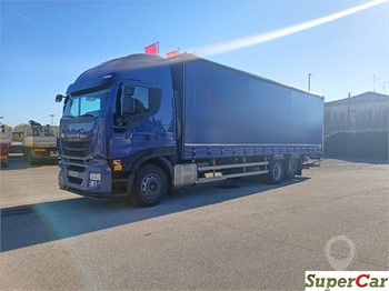 2015 IVECO ECOSTRALIS 420 Used Curtain Side Trucks for sale