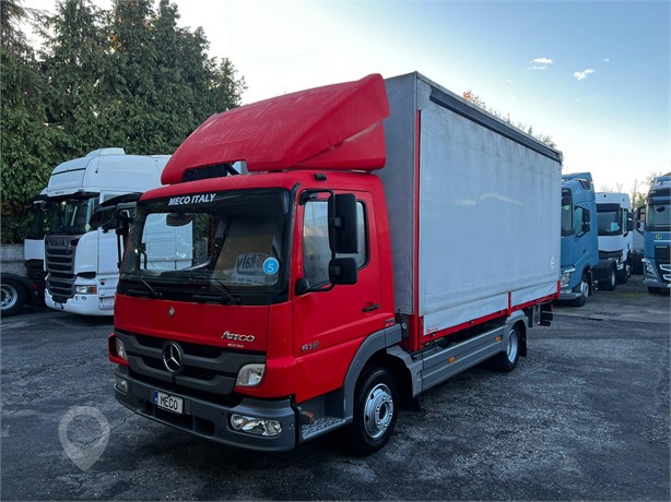 2012 MERCEDES-BENZ ATEGO 818 Used Curtain Side Trucks for sale