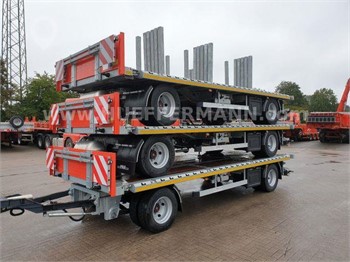 2023 HÜFFERMANN H+W PLATEAU, LUFT, 3 M. CONT.- VERRIEGELUNG New Standard Flatbed Trailers for hire