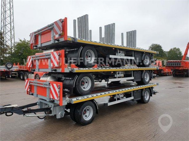 2023 HÜFFERMANN H+W PLATEAU, LUFT, 3 M. CONT.- VERRIEGELUNG New Standard Flatbed Trailers for sale