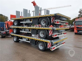2023 FLIEGL H+W PLATTFORM, LUFT, 3 M. SEECONTAINER RAMPEN New Standard Flatbed Trailers for hire