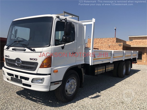 2007 HINO 500 1626 Used Dropside Flatbed Trucks for sale
