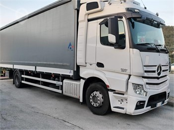 2018 MERCEDES-BENZ ACTROS 1835 Used Curtain Side Trucks for sale