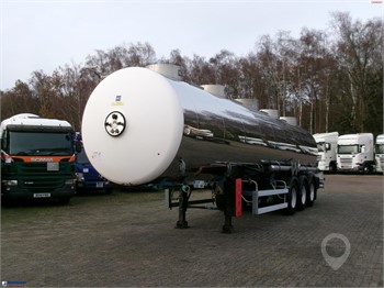 1995 MAGYAR CHEMICAL TANK INOX L4BH 32.5 M3 / 1 COMP Used Chemical Tanker Trailers for sale