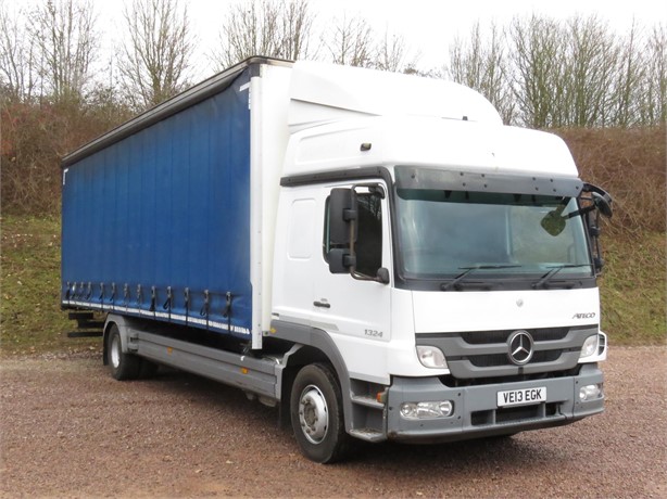 2013 MERCEDES-BENZ ATEGO 1324 Used Curtain Side Trucks for sale