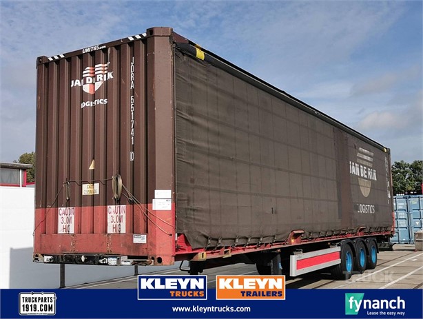 2015 HERTOGHS LPRS24 curtain container Used Planenanhänger zum verkauf