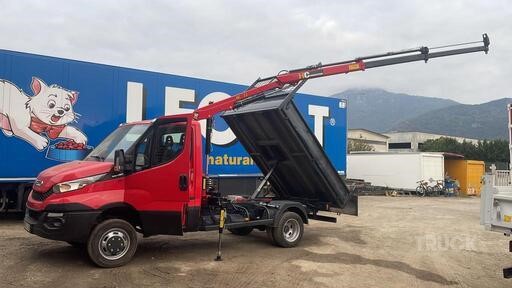2014 IVECO DAILY 35-130 Used Tipper Kranwagen zum verkauf