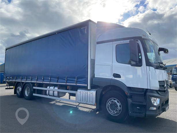 2018 MERCEDES-BENZ ACTROS 2530 Used Curtain Side Trucks for sale