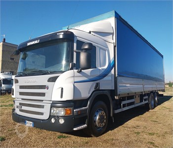 2008 SCANIA P380 Used Curtain Side Trucks for sale