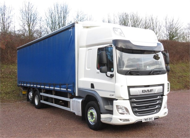 2019 DAF CF340 Used Curtain Side Trucks for sale