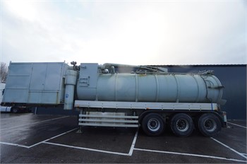 1986 BURG 3 AXLE VACUUM TANK TRAILER SUCK AND PRESS Used Other Tanker Trailers for sale