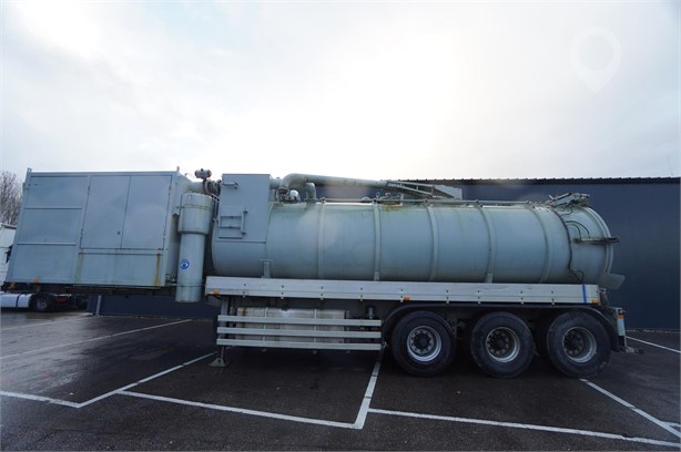 1986 BURG 3 AXLE VACUUM TANK TRAILER SUCK AND PRESS Used Other Tanker Trailers for sale