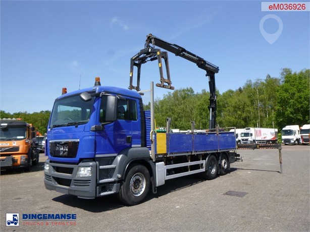 2012 MAN TGS 26.360 Used Standard Flatbed Trucks for sale