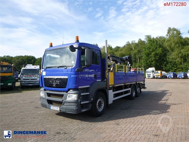 2012 MAN TGS 26.360 Used Standard Flatbed Trucks for sale
