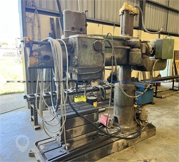 CARLTON 4' FOOT RADIAL ARM DRILL ON 9" INCH COLUMN Used Other for sale