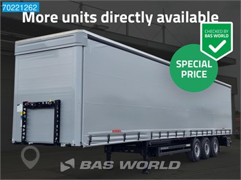 2024 KÖGEL S24-1 MORE UNITS AVAILABLE NEW BPW / SAF LIFTACHSE New Curtain Side Trailers for sale