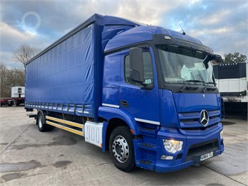 2014 MERCEDES-BENZ ACTROS 1824 Used Curtain Side Trucks for sale