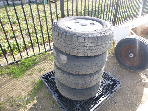 8 LUG LT265/70R17 RIMS W/COOPER TIRES Used Tyres Truck / Trailer Components auction results