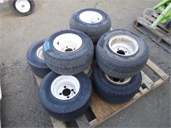 4 LUG TIRES AND RIMS Used Tyres Truck / Trailer Components auction results