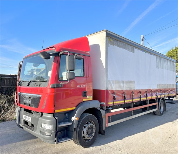 2016 MAN TGM 18.250 Used Curtain Side Trucks for sale